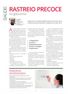 Quais os sintomas a que devo estar atento na suspeita de Glaucoma? — ilustração