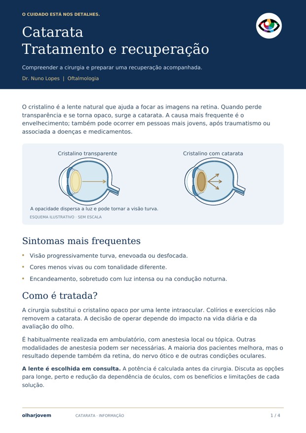 Capa do documento Guia completo de catarata